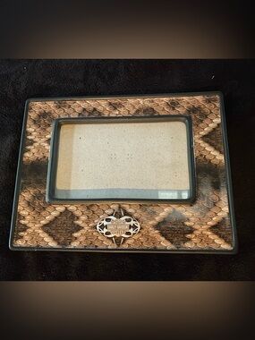 Harley-Davidson Faux Snake Skin Photo Frame
